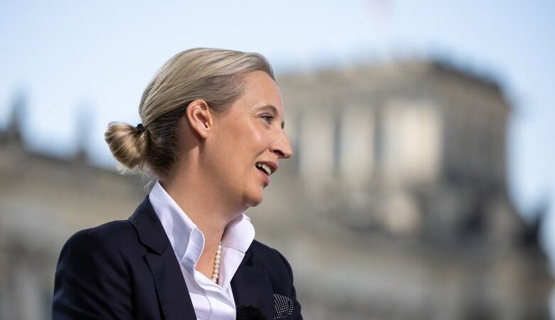 Alice Weidel Ohrprothese