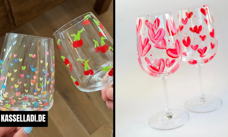 weingläser bemalen