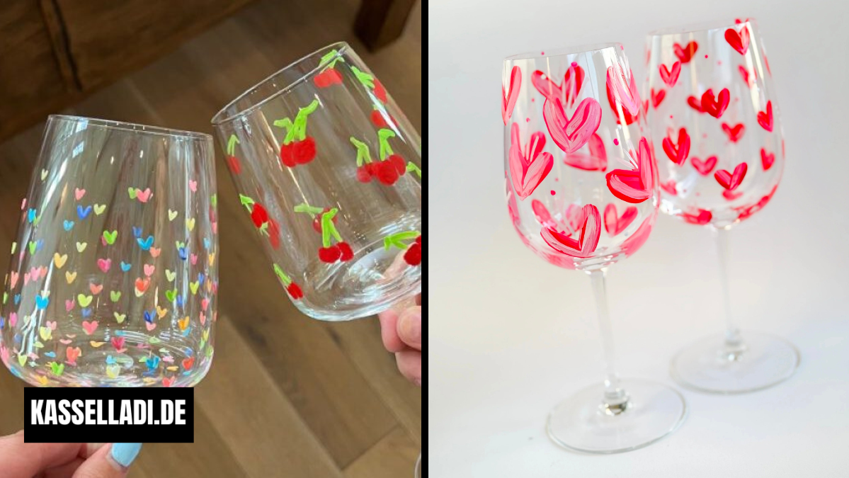weingläser bemalen